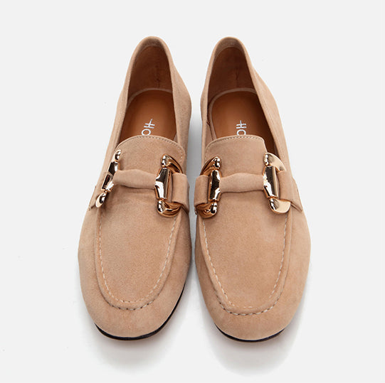 Këpucë lëkurë origjinale ngjyrë camel