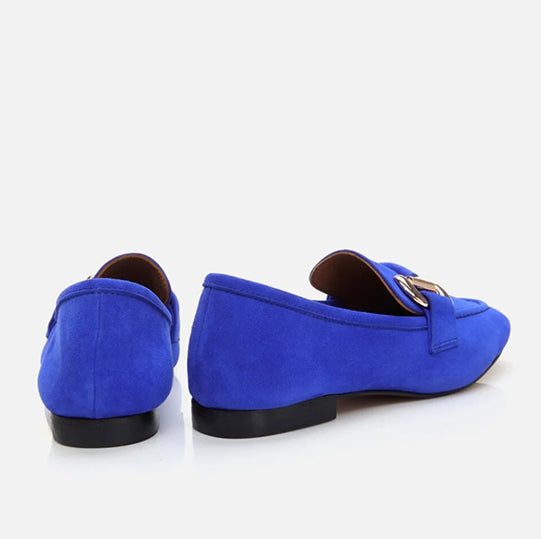 Këpucë lëkurë origjinale ngjyrë saks