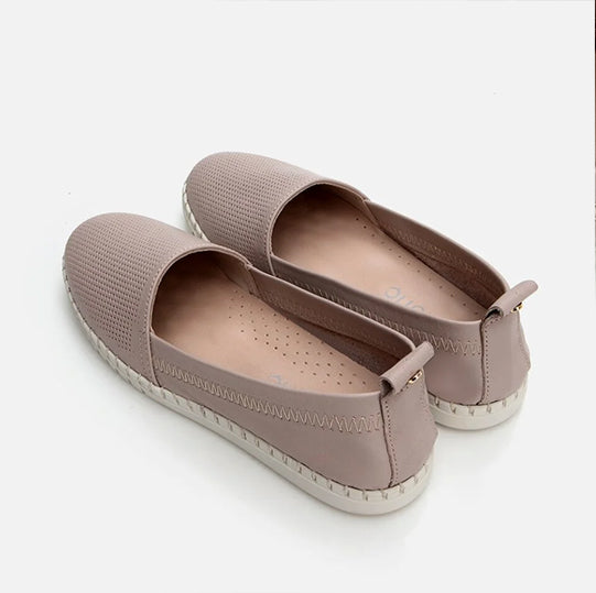 Balerinë lëkurë origjinale ngjyrë vizon