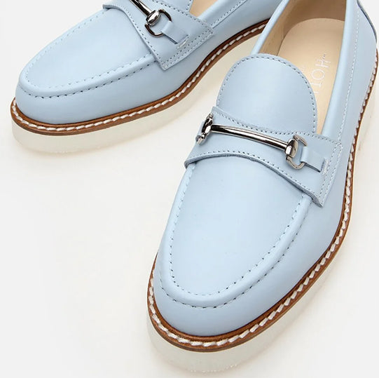 Oxford lëkurë origjinale ngjyrë e kaltërt e hapur