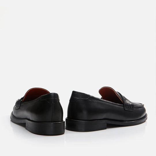 Oxford lëkurë origjinale ngjyrë e zezë