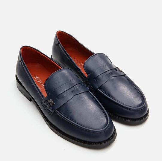 Oxford lëkurë origjinale ngjyrë navy