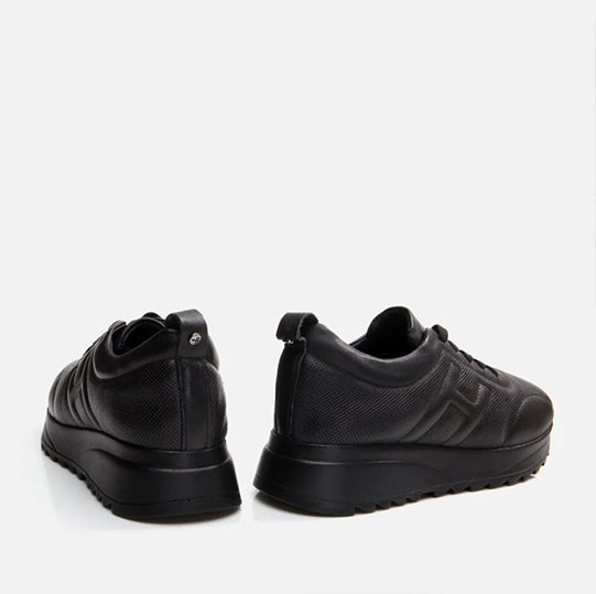 Patikë lëkurë origjinale ngjyrë e zezë