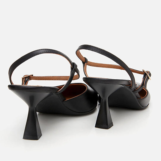 Këpucë lëkurë origjinale ngjyrë e zezë