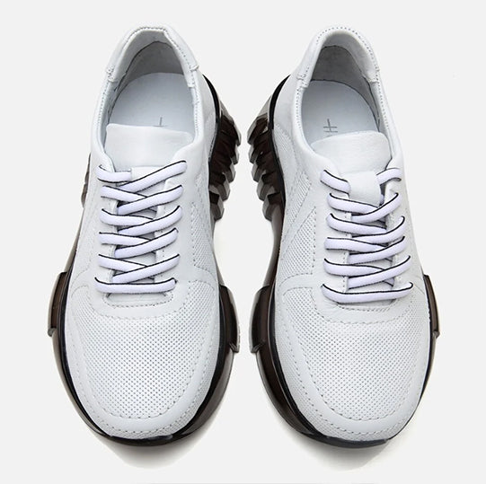 Patikë lëkurë origjinale ngjyrë e bardhë