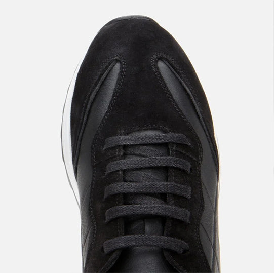 Patikë lëkurë origjinale ngjyrë e zezë