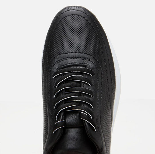 Patikë lëkurë origjinale ngjyrë e zezë