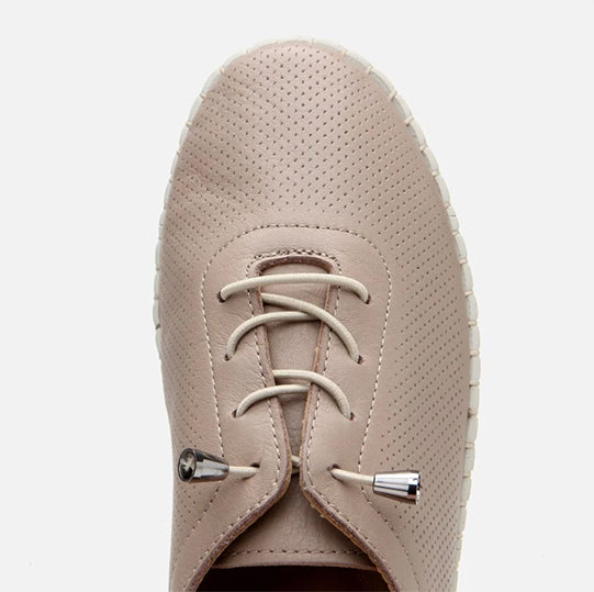 Patikë lëkurë origjinale ngjyrë bezhë