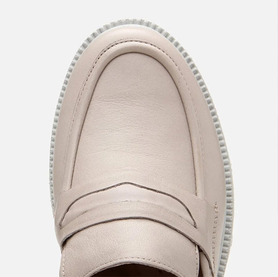 Oxford lëkurë origjinale ngjyrë bezhë