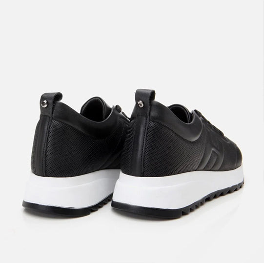 Patikë lëkurë origjinale ngjyrë e zezë