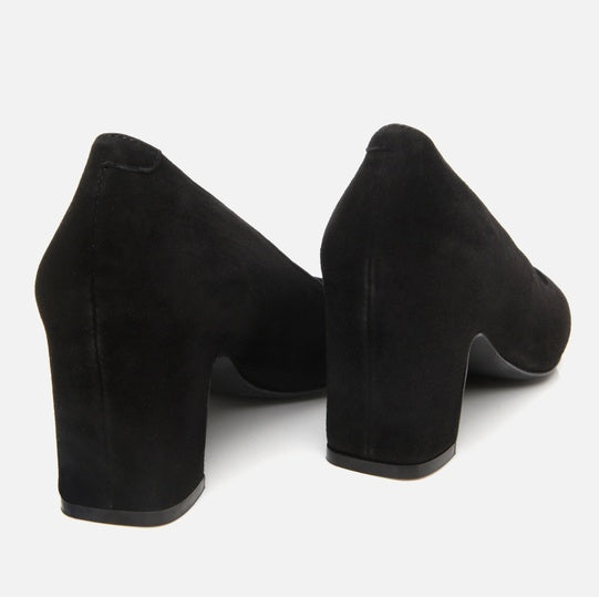 Këpucë lëkurë origjinale ngjyrë e zezë