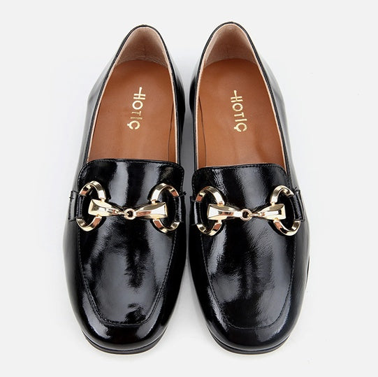 Këpucë lëkurë origjinale ngjyrë e zezë