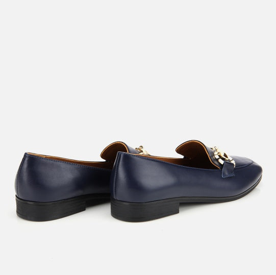 Këpucë lëkurë origjinale ngjyrë navy