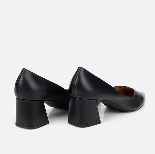 Këpucë lëkurë origjinale ngjyrë e zezë