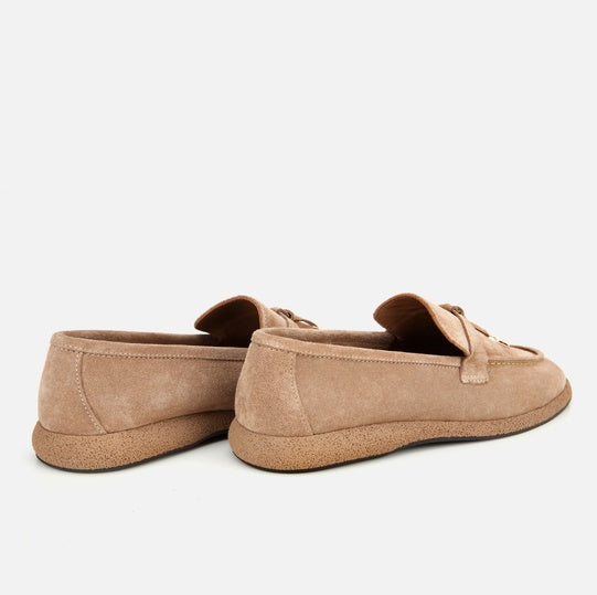 Balerinë lëkurë origjinale ngjyrë vizon