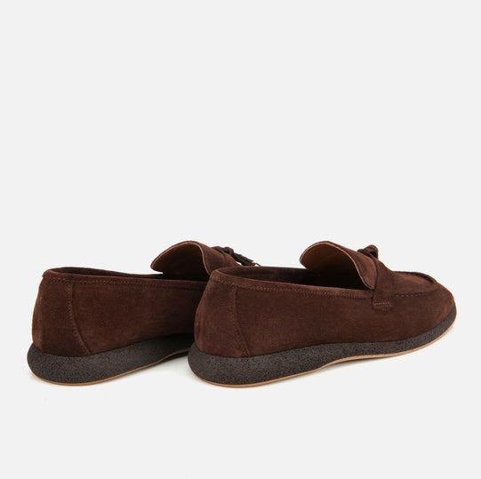 Balerinë lëkurë origjinale ngjyrë kafe