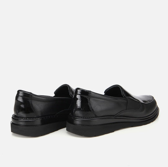 Oxford lëkurë origjinale ngjyrë e zezë