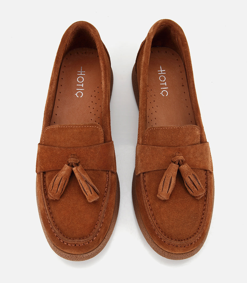 Loafer Grash Kafe të Çelur - shputë