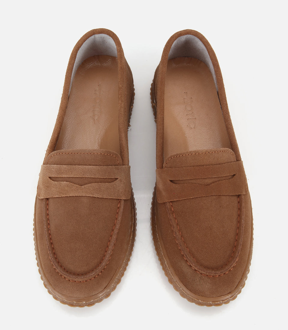 Loafer Grash Kafe të Çelur - shputë