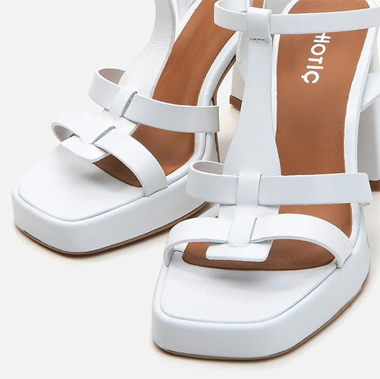 Sandale lëkurë origjinale ngjyrë e bardhë