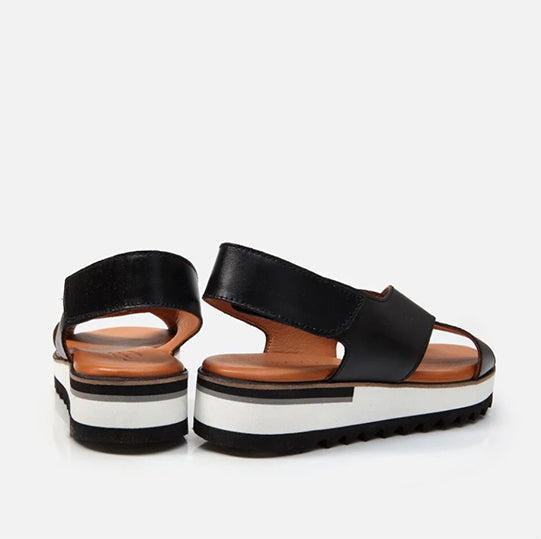 Sandale lëkurë origjinale ngjyrë e zezë