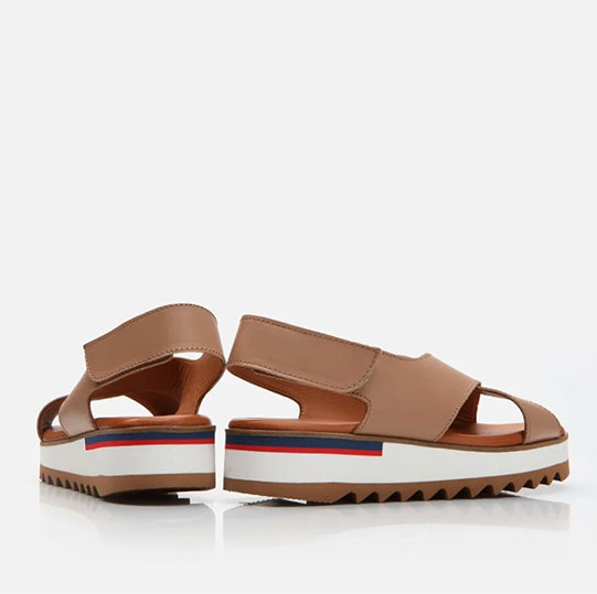 Sandale lëkurë origjinale ngjyrë nudë