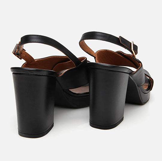 Sandale lëkurë origjinale ngjyrë e zezë