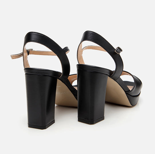 Sandale lëkurë origjinale ngjyrë e zezë