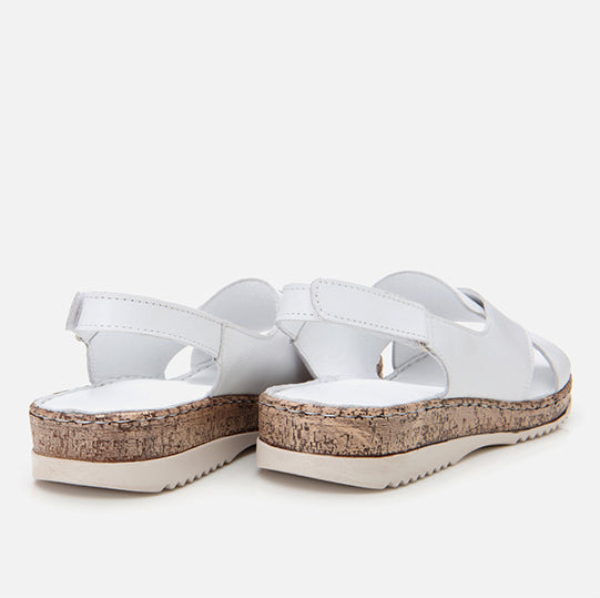 Sandale lëkurë origjinale ngjyrë e bardhë