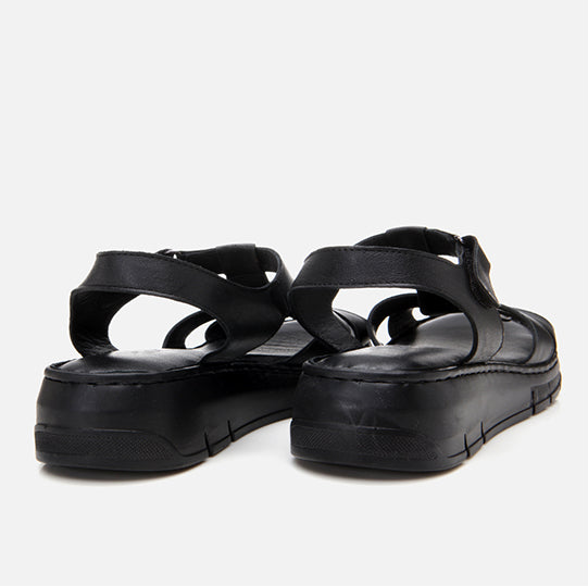 Sandale lëkurë origjinale ngjyrë e zezë