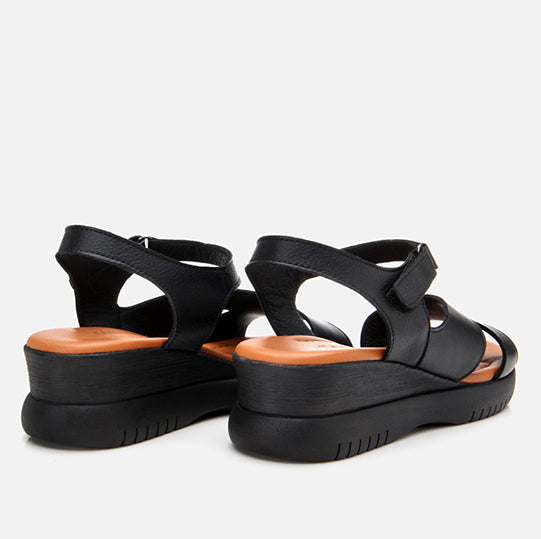 Sandale lëkurë origjinale ngjyrë e zezë