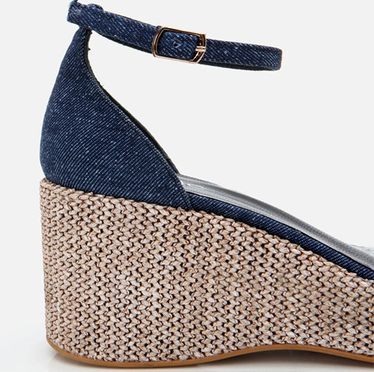 Sandale lëkurë origjinale ngjyrë e kaltërt