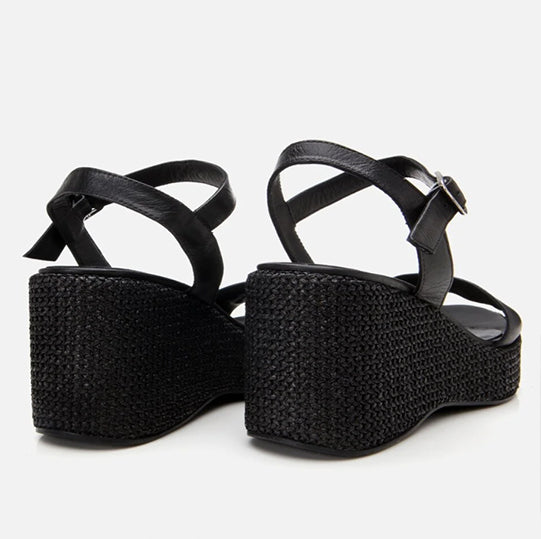 Sandale lëkurë origjinale ngjyrë e zezë