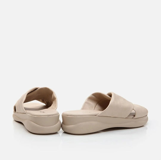 Papuqe lëkurë origjinale ngjyrë krem