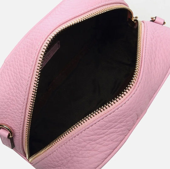 Çantë dore lëkurë origjinale ngjyrë pembe