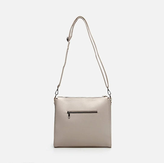 Çantë elegante lëkurë origjinale ngjyrë bezhë