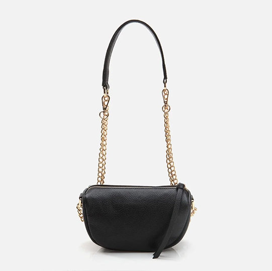 Çantë elegante lëkurë origjinale ngjyrë e zezë