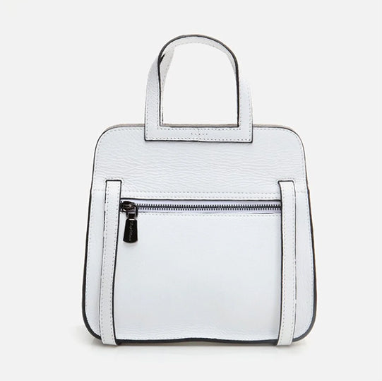 Çantë elegante lëkurë origjinale ngjyrë e bardhë