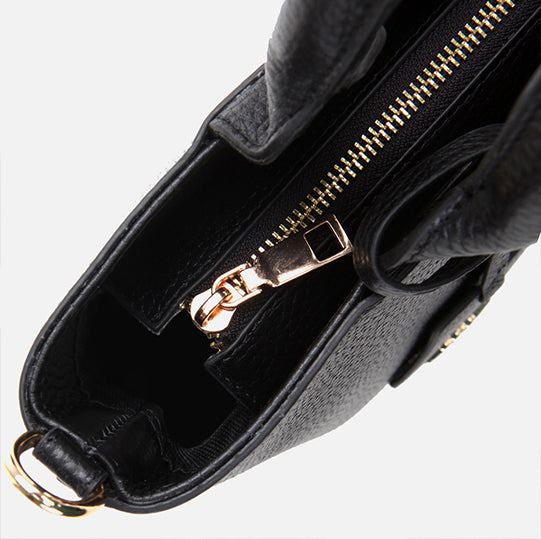 Çantë elegante lëkurë origjinale ngjyrë e zezë