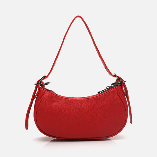 Çantë elegante lëkurë origjinale ngjyrë e kuqe