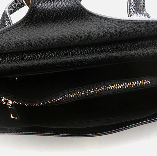 Çantë elegante lëkurë origjinale ngjyrë e zezë