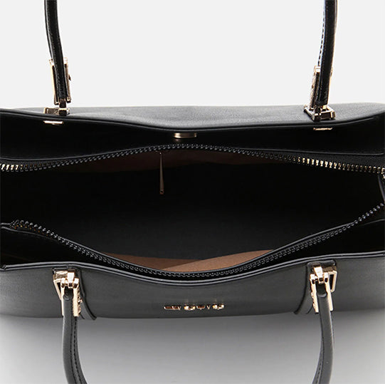 Çantë elegante lëkurë origjinale ngjyrë e zezë