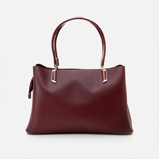 Çantë elegante lëkurë origjinale ngjyrë bordo