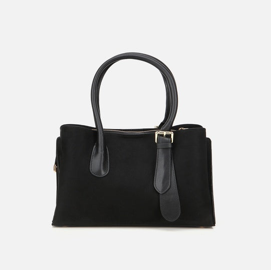 Çantë elegante lëkurë origjinale ngjyrë e zezë