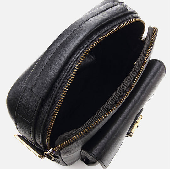 Çantë lëkurë origjinale ngjyrë e zezë