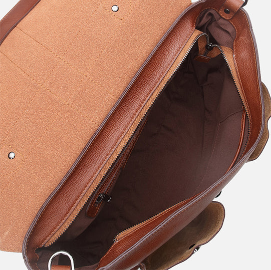 Çantë lëkurë origjinale ngjyrë kafe