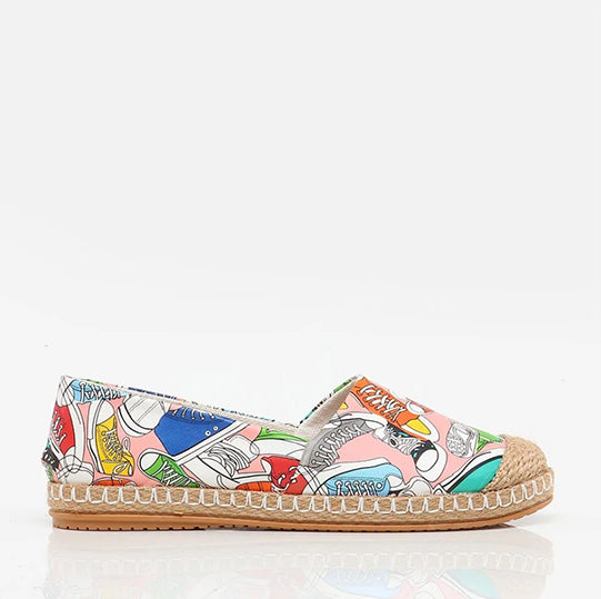 Espadrilla Yaya ngjyrë e përzier