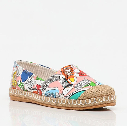 Espadrilla Yaya ngjyrë e përzier