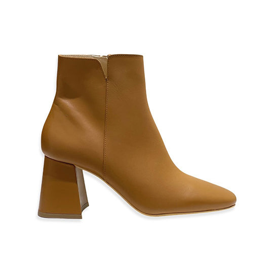 Gjysëm çizme lëkurë origjinale ngjyrë kafe