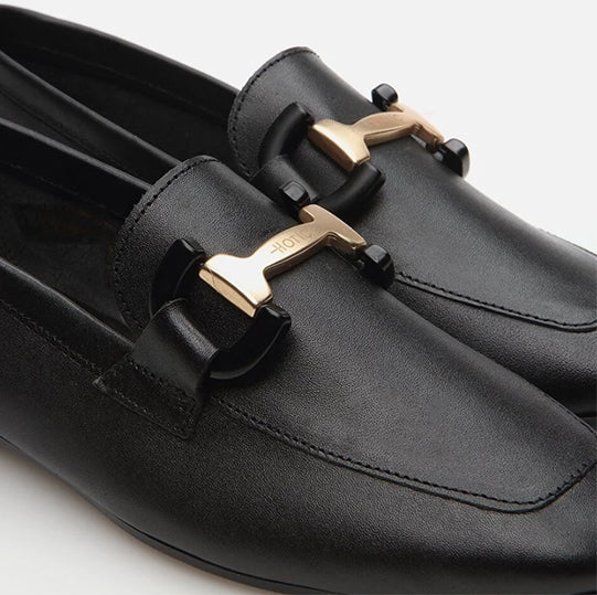 Këpucë lëkurë origjinale ngjyrë e zezë
